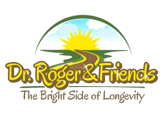 Dr. Roger & Friends: The Bright Side of Longevity  logo design by Vickyjames