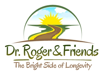 Dr. Roger & Friends: The Bright Side of Longevity  logo design by Vickyjames