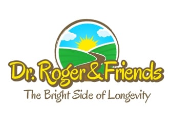 Dr. Roger & Friends: The Bright Side of Longevity  logo design by Vickyjames