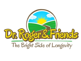 Dr. Roger & Friends: The Bright Side of Longevity  logo design by Vickyjames