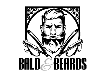 Bald & Beards logo design by THOR_