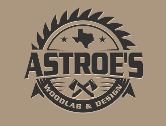 Astroes WoodLab & Design logo design by ProfessionalRoy