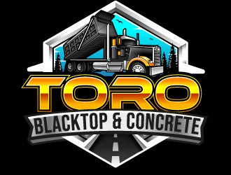Toro Blacktop & Concrete logo design by Suvendu