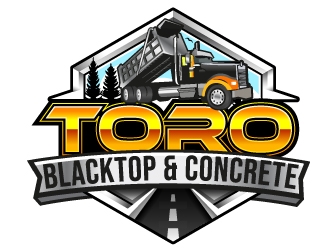Toro Blacktop & Concrete logo design by Suvendu