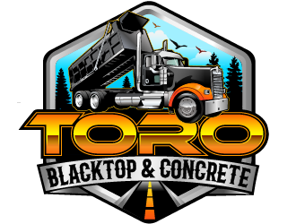 Toro Blacktop & Concrete logo design by THOR_