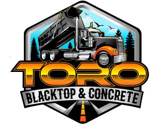 Toro Blacktop & Concrete logo design by THOR_