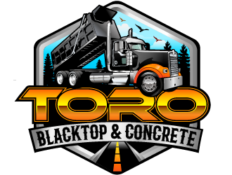 Toro Blacktop & Concrete logo design by THOR_