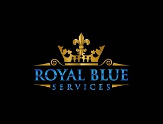 Royal Blue Services logo design by usef44