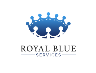 Royal Blue Services logo design by ProfessionalRoy