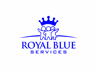 Royal Blue Services logo design by YONK