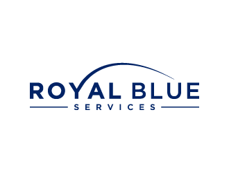 Royal Blue Services logo design by denfransko