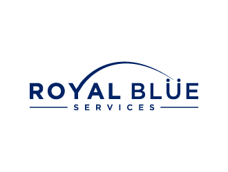 Royal Blue Services logo design by denfransko