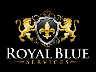 Royal Blue Services logo design by AamirKhan