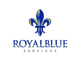 Royal Blue Services logo design by hwkomp