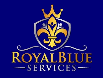 Royal Blue Services logo design by jaize
