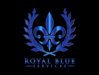 Royal Blue Services logo design by nona
