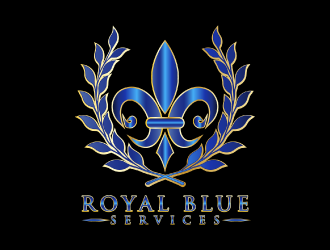 Royal Blue Services logo design by nona