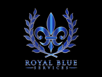 Royal Blue Services logo design by nona