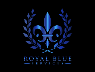 Royal Blue Services logo design by nona