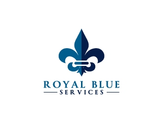 Royal Blue Services logo design by Erasedink