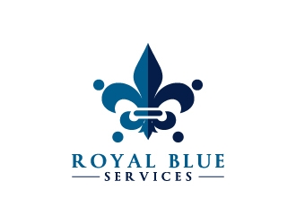Royal Blue Services logo design by Erasedink