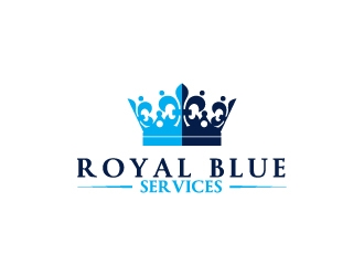 Royal Blue Services logo design by Erasedink