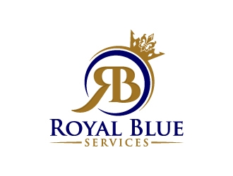 Royal Blue Services logo design by LogOExperT