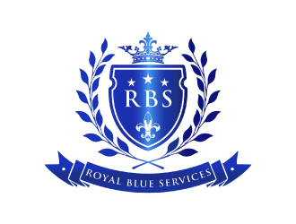 Royal Blue Services logo design by nona