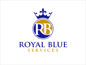 Royal Blue Services logo design by catalin