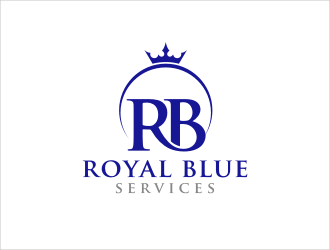 Royal Blue Services logo design by catalin