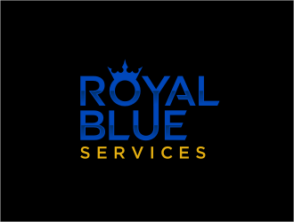 Royal Blue Services logo design by catalin