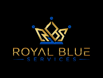 Royal Blue Services logo design by lestatic22
