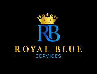 Royal Blue Services logo design by ProfessionalRoy