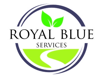 Royal Blue Services logo design by jetzu