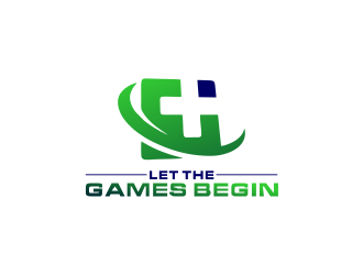 Let the Games Begin logo design by Gwerth