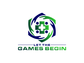 Let the Games Begin logo design by Gwerth