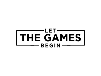 Let the Games Begin logo design by done