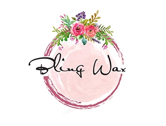 Bling Wax logo design by PrimalGraphics