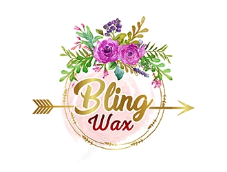 Bling Wax logo design by PrimalGraphics