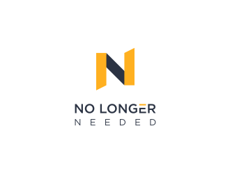 No Longer Needed logo design by Susanti