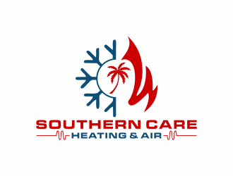 Southern Care Heating & Air logo design by checx