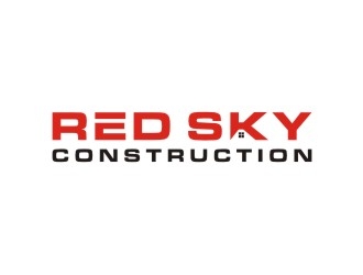 Red Sky Construction  logo design by sabyan