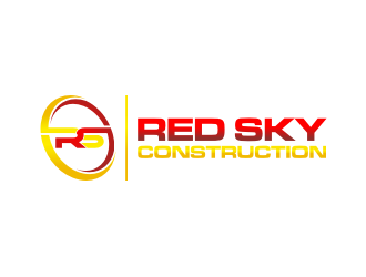 Red Sky Construction  logo design by rief