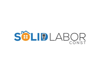 Solid Labor Const.  logo design by zubi