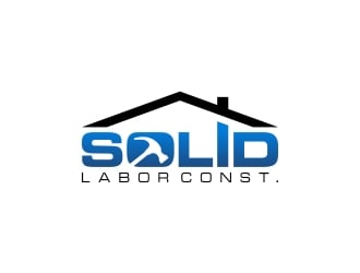 Solid Labor Const.  logo design by CreativeKiller