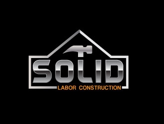 Solid Labor Const.  logo design by aryamaity