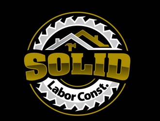 Solid Labor Const.  logo design by DreamLogoDesign