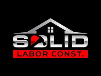 Solid Labor Const.  logo design by jaize