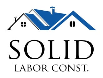 Solid Labor Const.  logo design by jetzu