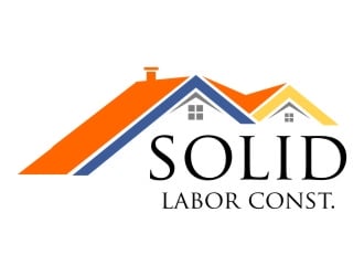 Solid Labor Const.  logo design by jetzu